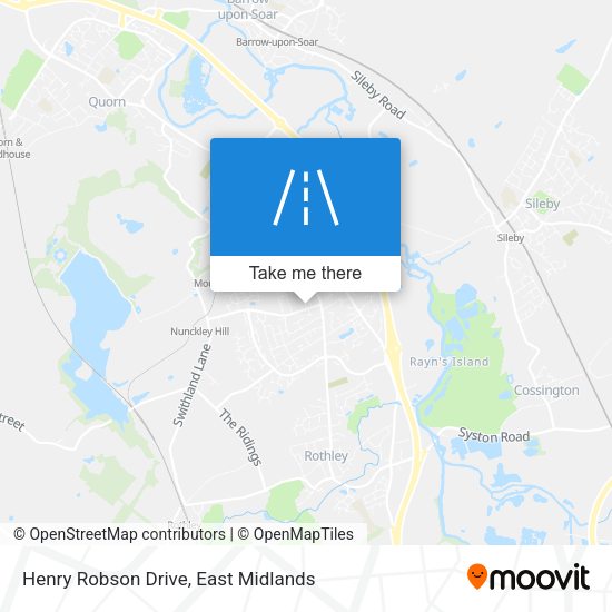 Henry Robson Drive map