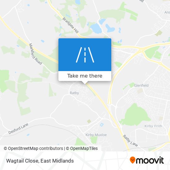 Wagtail Close map