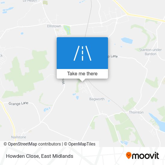 Howden Close map