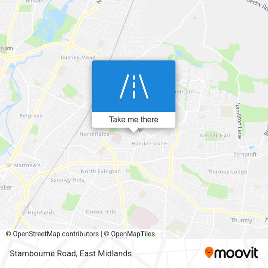 Stambourne Road map