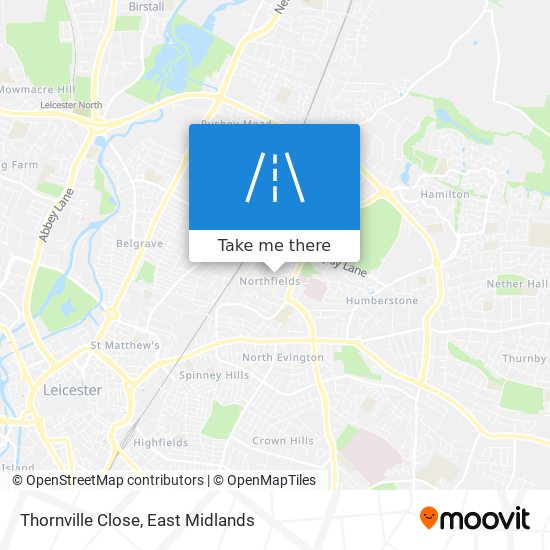 Thornville Close map