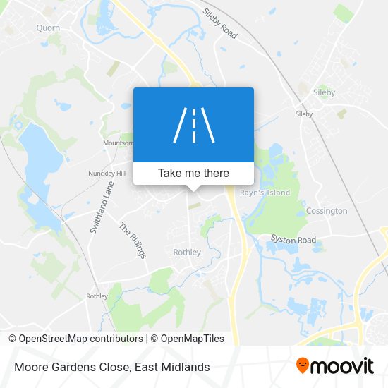 Moore Gardens Close map
