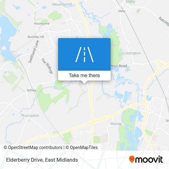 Elderberry Drive map