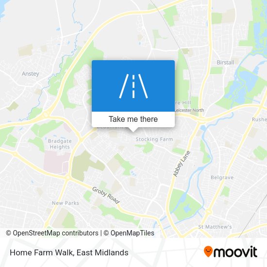 Home Farm Walk map