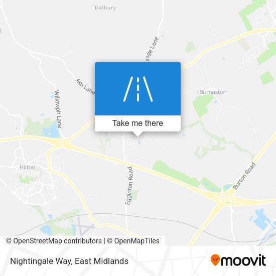 Nightingale Way map