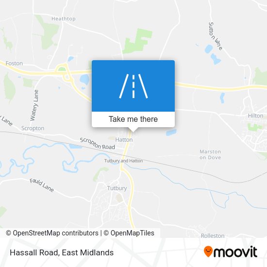 Hassall Road map