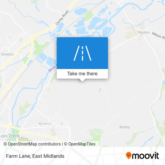 Farm Lane map