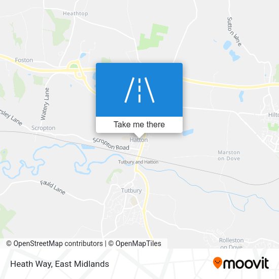 Heath Way map