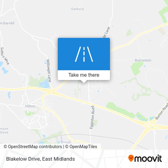 Blakelow Drive map