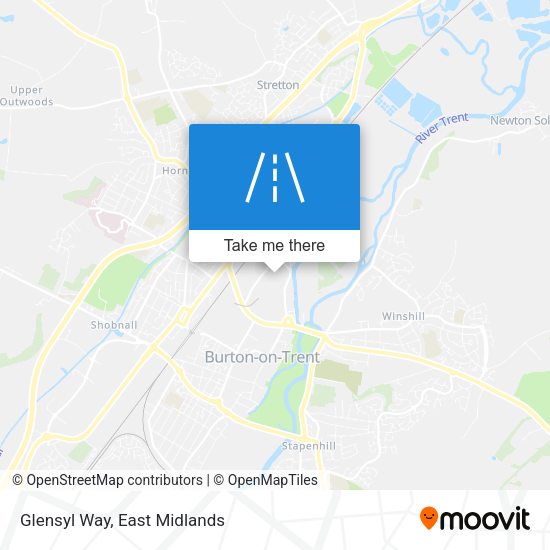 Glensyl Way map