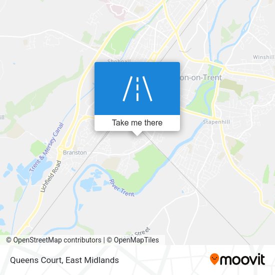 Queens Court map