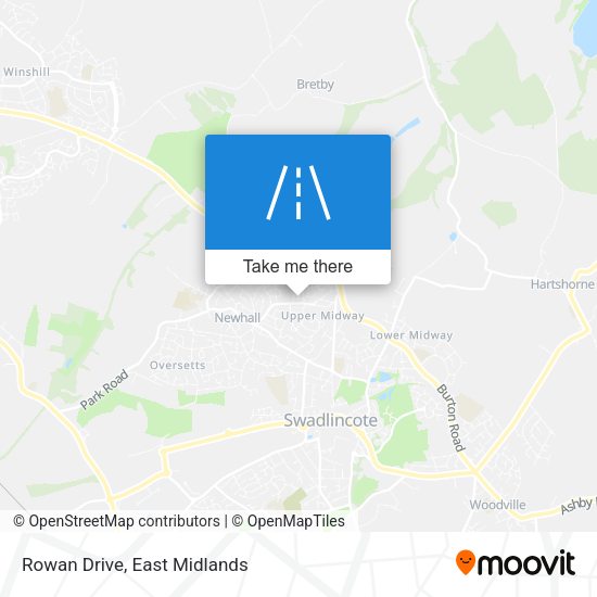 Rowan Drive map