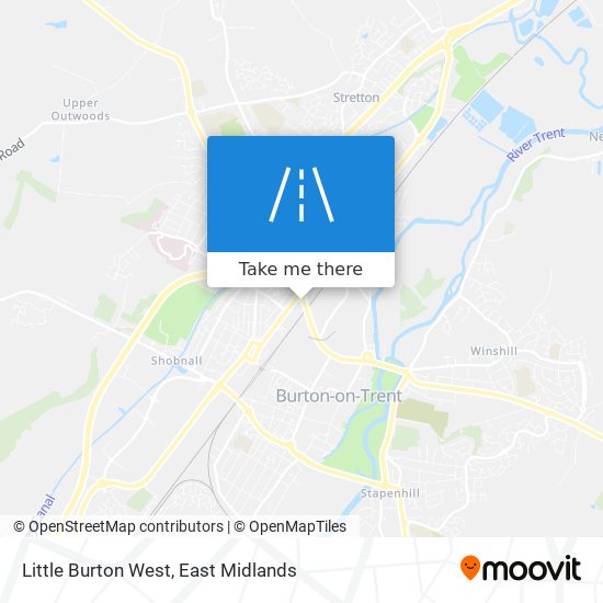 Little Burton West map