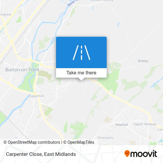 Carpenter Close map