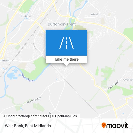 Weir Bank map
