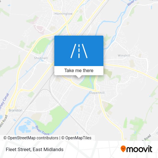 Fleet Street map