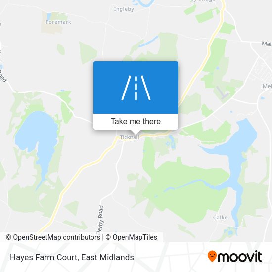 Hayes Farm Court map