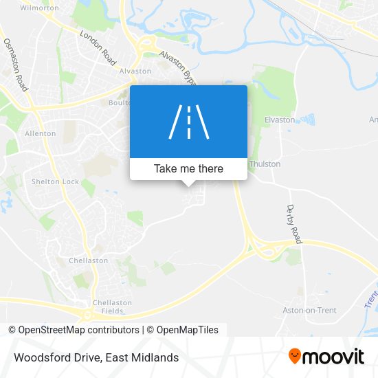 Woodsford Drive map
