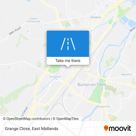 Grange Close map