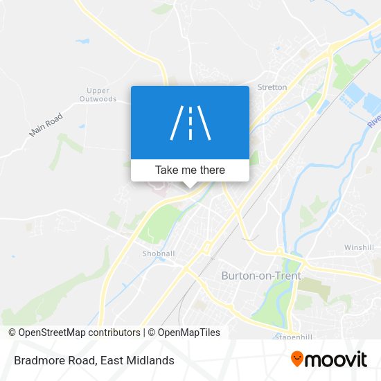 Bradmore Road map