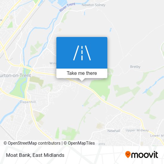 Moat Bank map