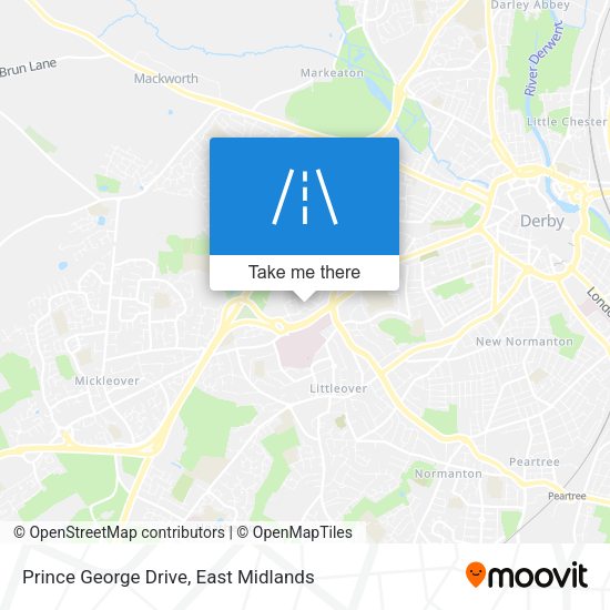 Prince George Drive map