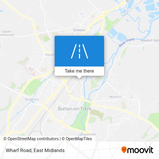 Wharf Road map