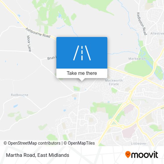 Martha Road map