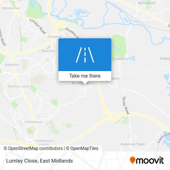 Lumley Close map