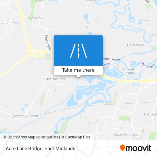 Acre Lane Bridge map