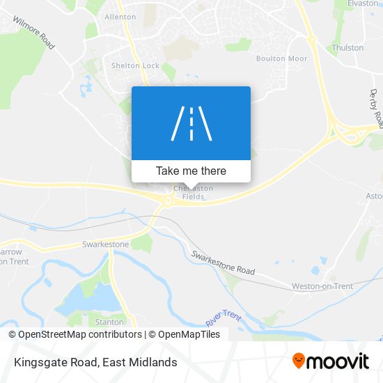 Kingsgate Road map