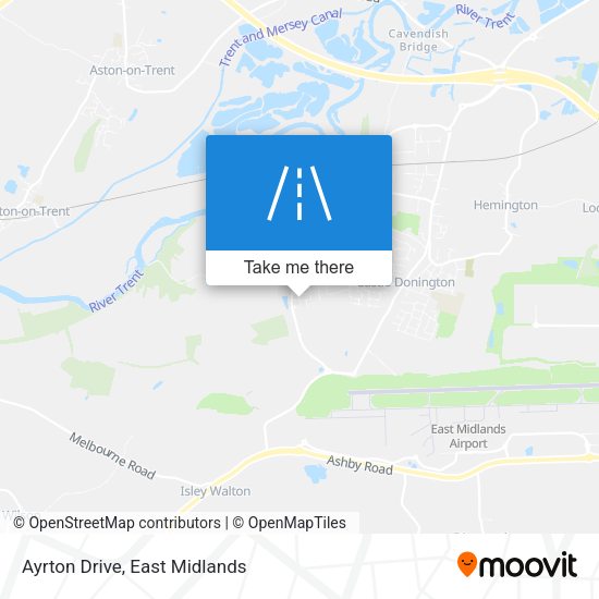 Ayrton Drive map