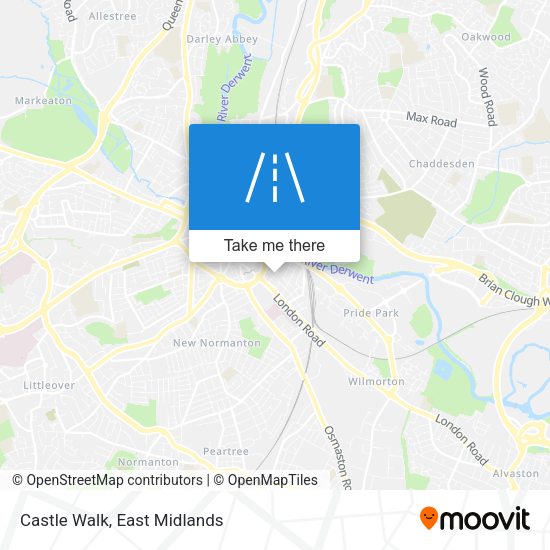 Castle Walk map