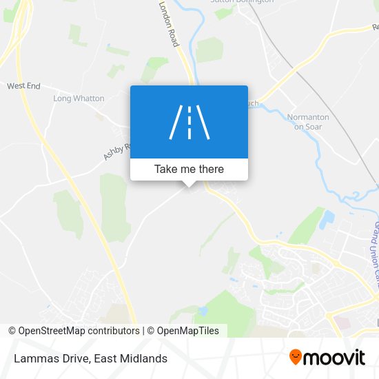 Lammas Drive map