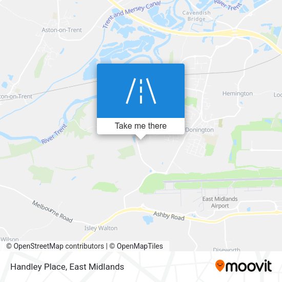 Handley Place map