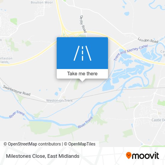 Milestones Close map