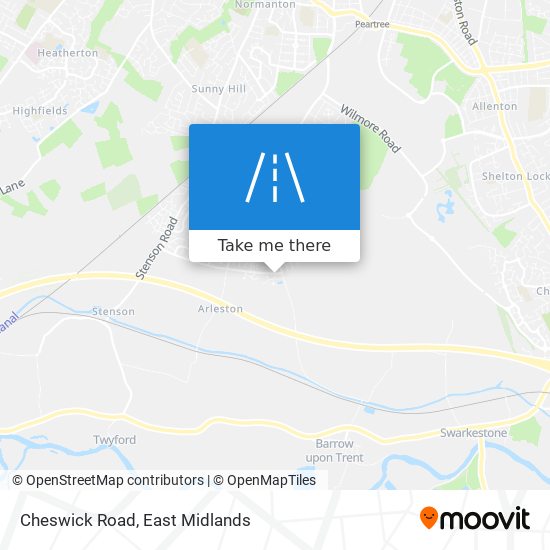 Cheswick Road map