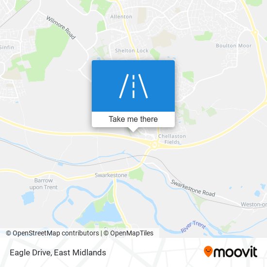 Eagle Drive map