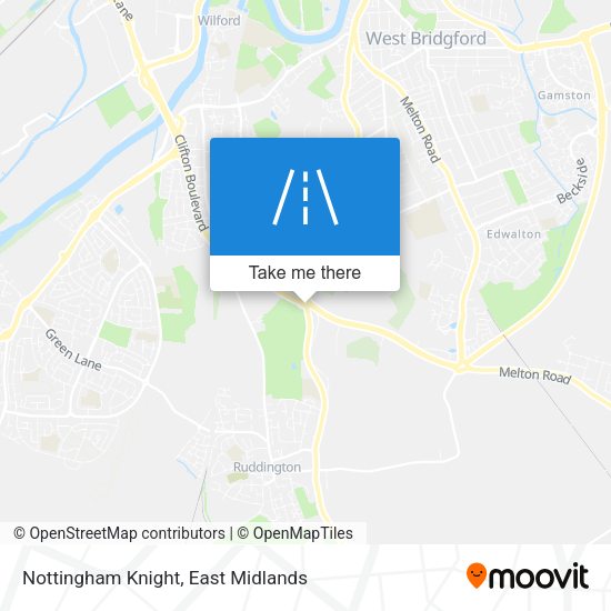 Nottingham Knight map