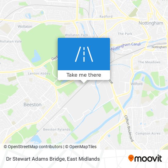 Dr Stewart Adams Bridge map