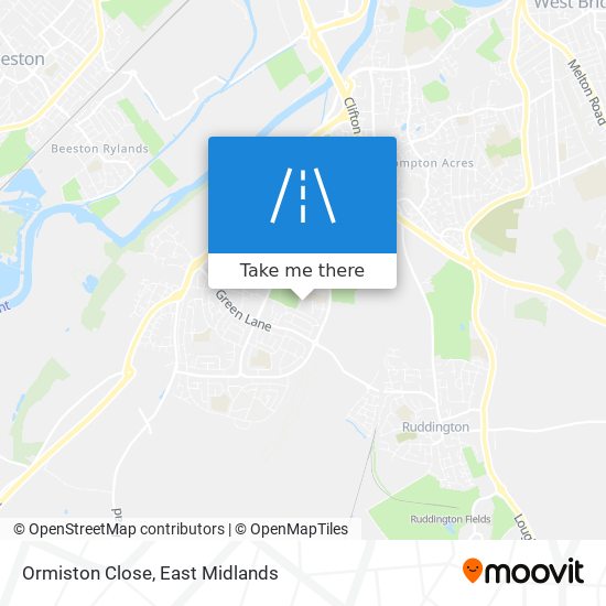 Ormiston Close map