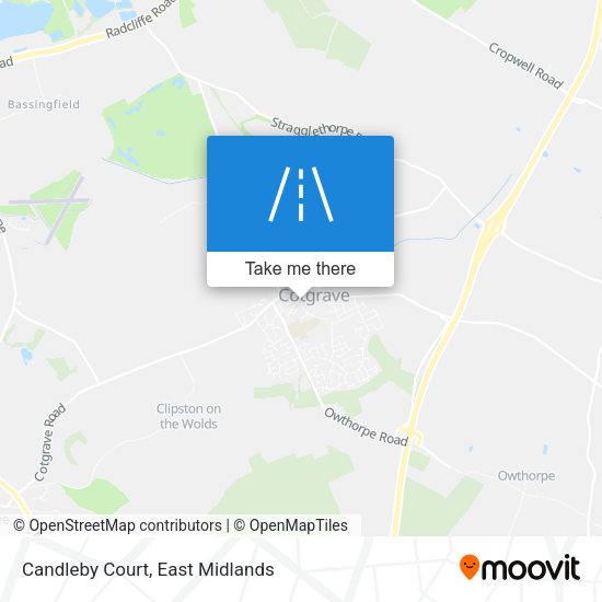 Candleby Court map