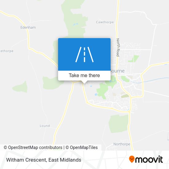 Witham Crescent map