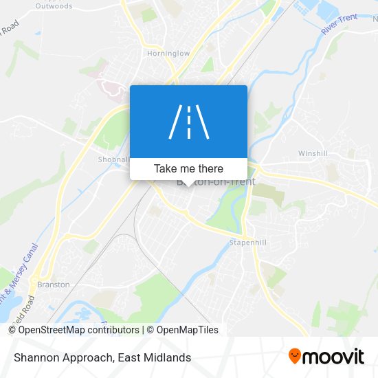 Shannon Approach map