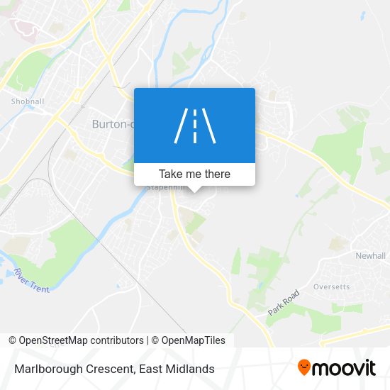 Marlborough Crescent map