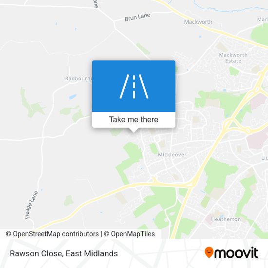 Rawson Close map