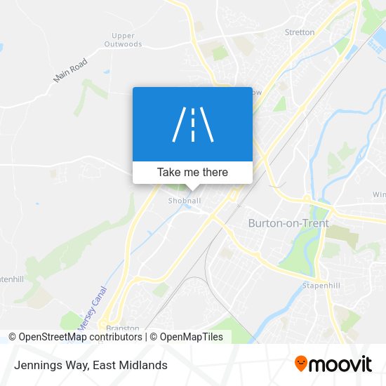 Jennings Way map