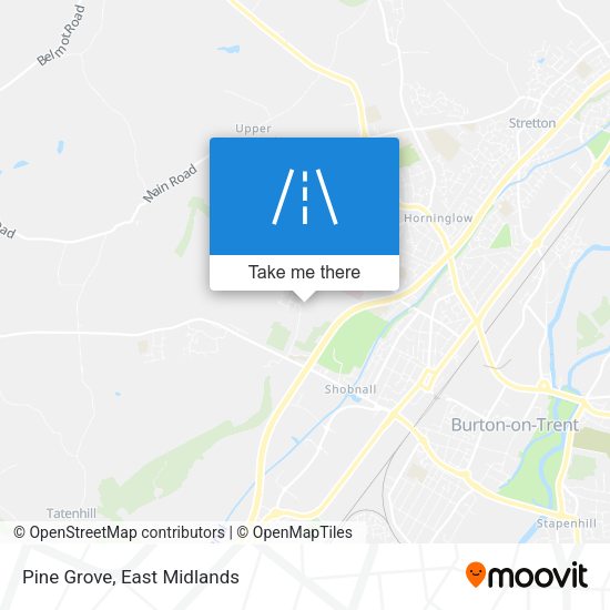 Pine Grove map