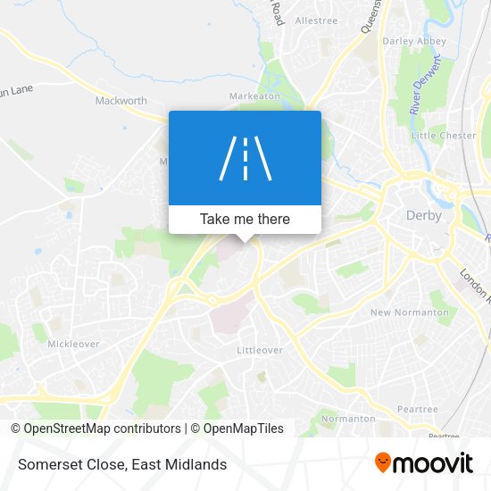 Somerset Close map
