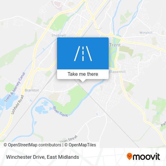 Winchester Drive map